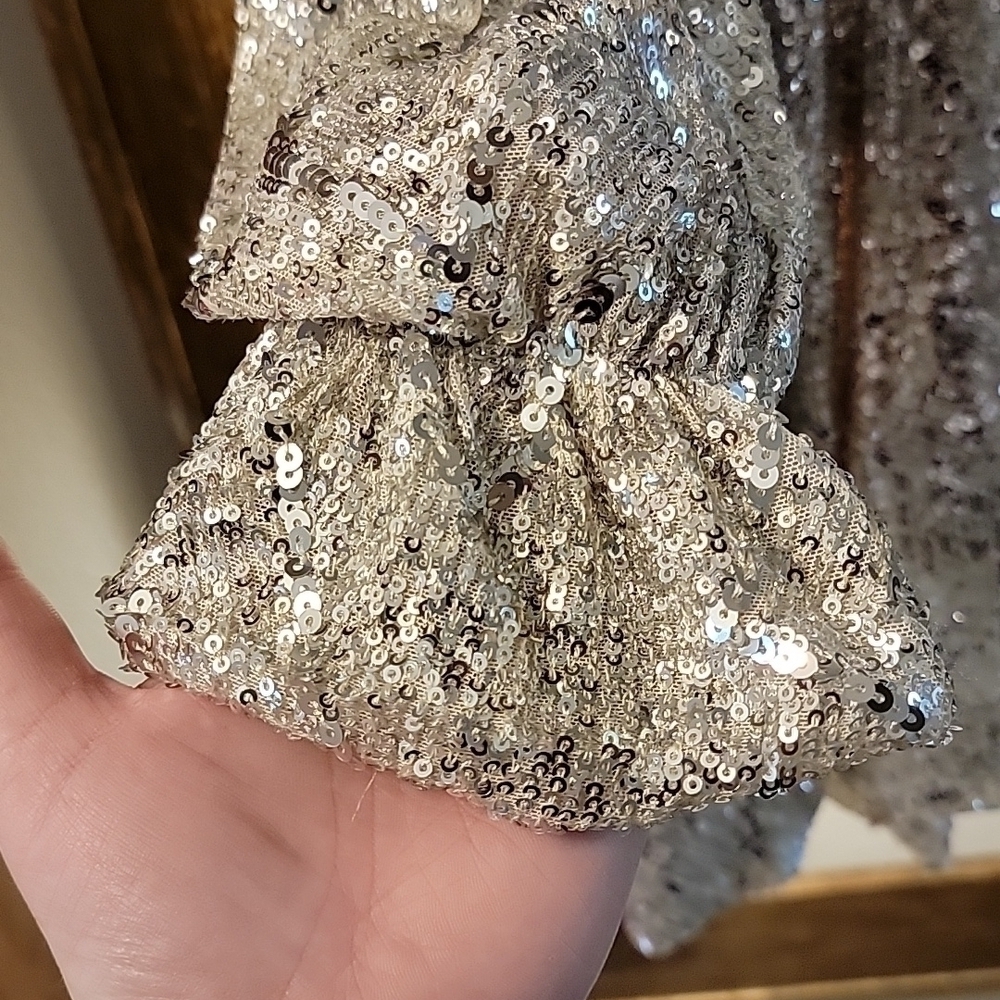 NA-KD V NECK LS MINI DRESS - Picture 4 of 6